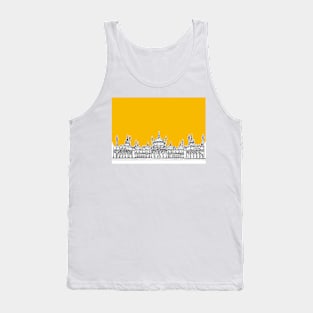 Brighton Royal Pavilion Facade ( yellow version ) Tank Top